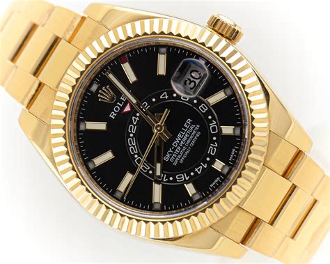 rolex sky dweller gold 2020|rolex gold sky dweller price.